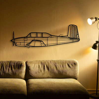 170B 3 Classic Aircraft Silhouette Metal Wall Art - Tinvibe
