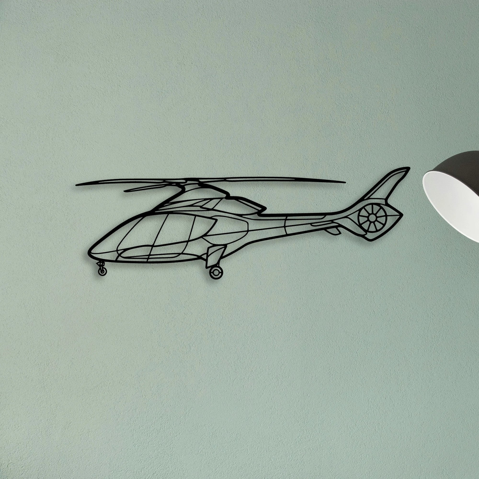 170B 4 Classic Aircraft Silhouette Metal Wall Art - Tinvibe