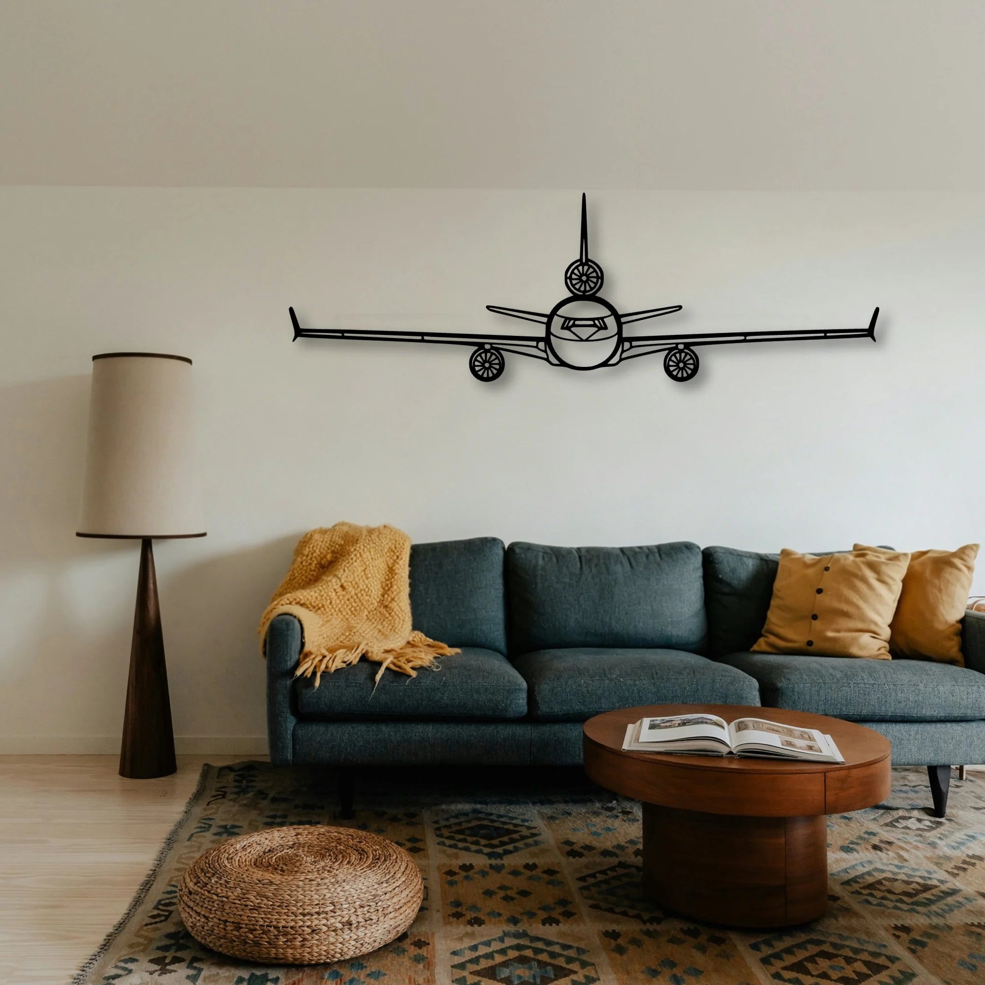 170B 6 Classic Aircraft Silhouette Metal Wall Art - Tinvibe
