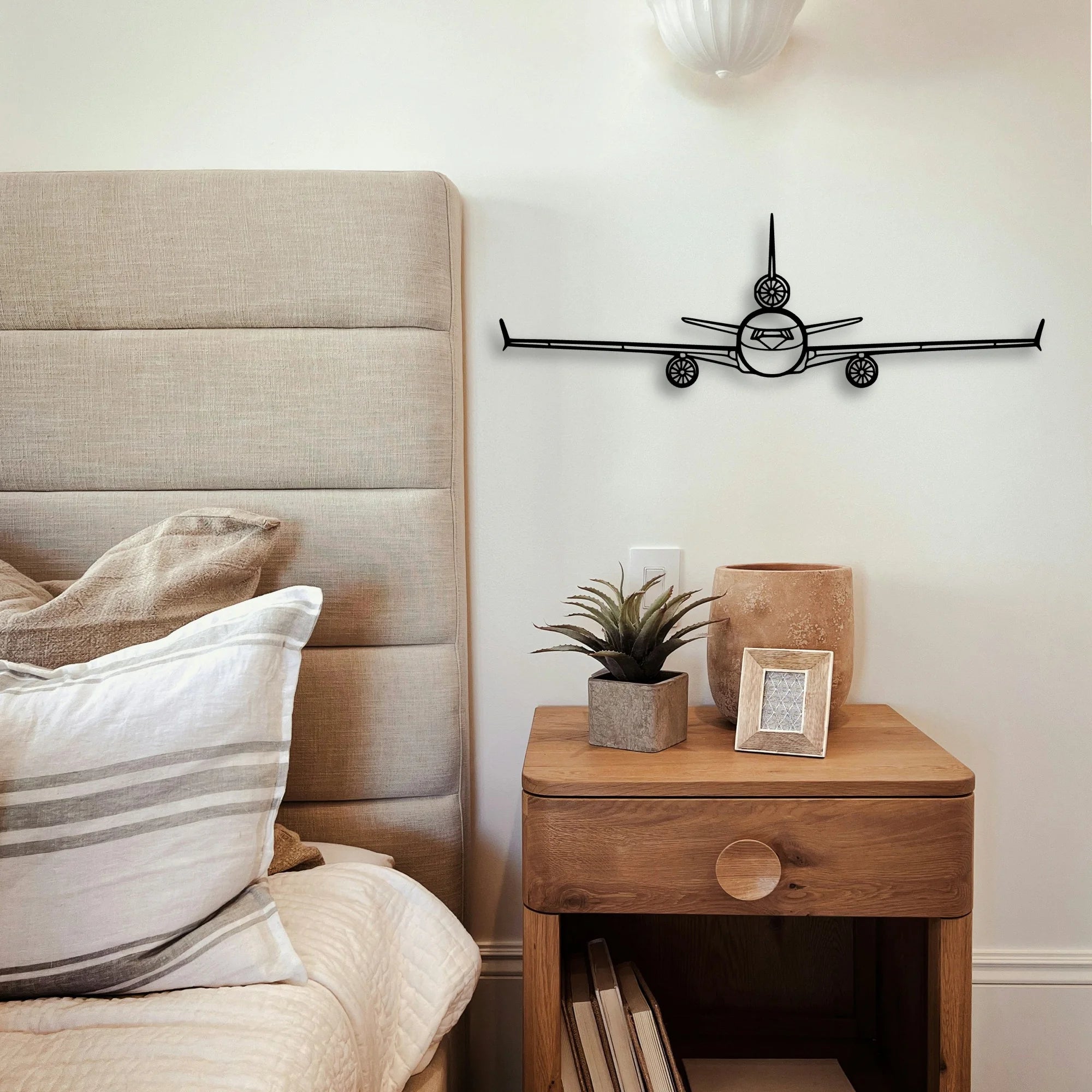 170B 6 Classic Aircraft Silhouette Metal Wall Art - Tinvibe