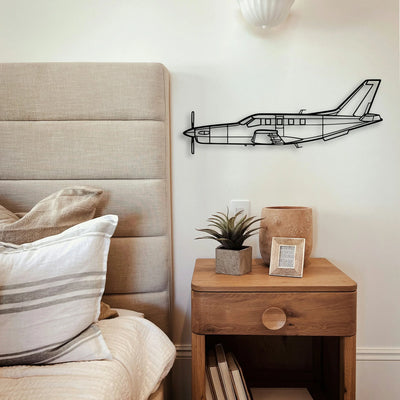 170B 7 Classic Aircraft Silhouette Metal Wall Art - Tinvibe