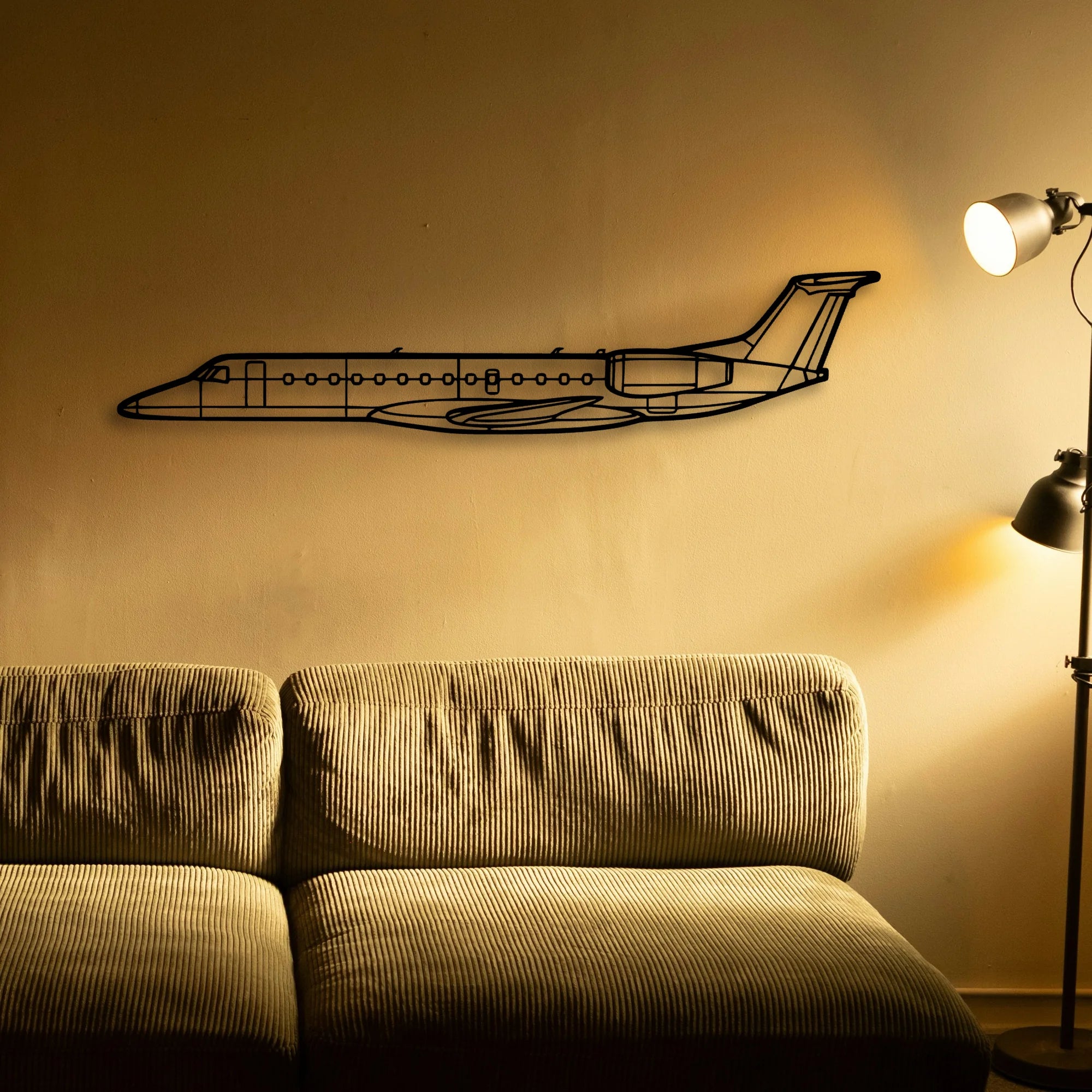 170B 8 Classic Aircraft Silhouette Metal Wall Art - Tinvibe