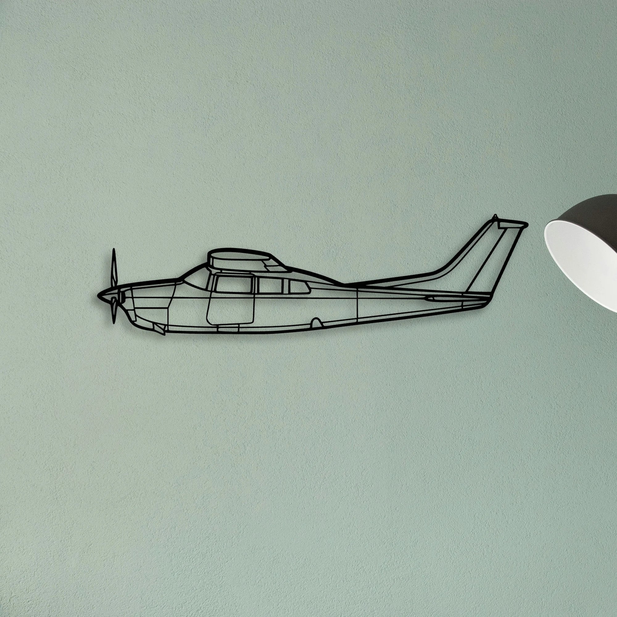 170B 9 Classic Aircraft Silhouette Metal Wall Art - Tinvibe