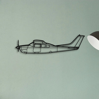 170B 9 Classic Aircraft Silhouette Metal Wall Art - Tinvibe