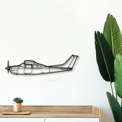 170B 9 Classic Aircraft Silhouette Metal Wall Art - Tinvibe