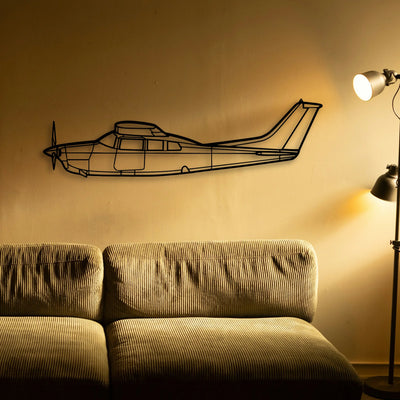 170B 9 Classic Aircraft Silhouette Metal Wall Art - Tinvibe