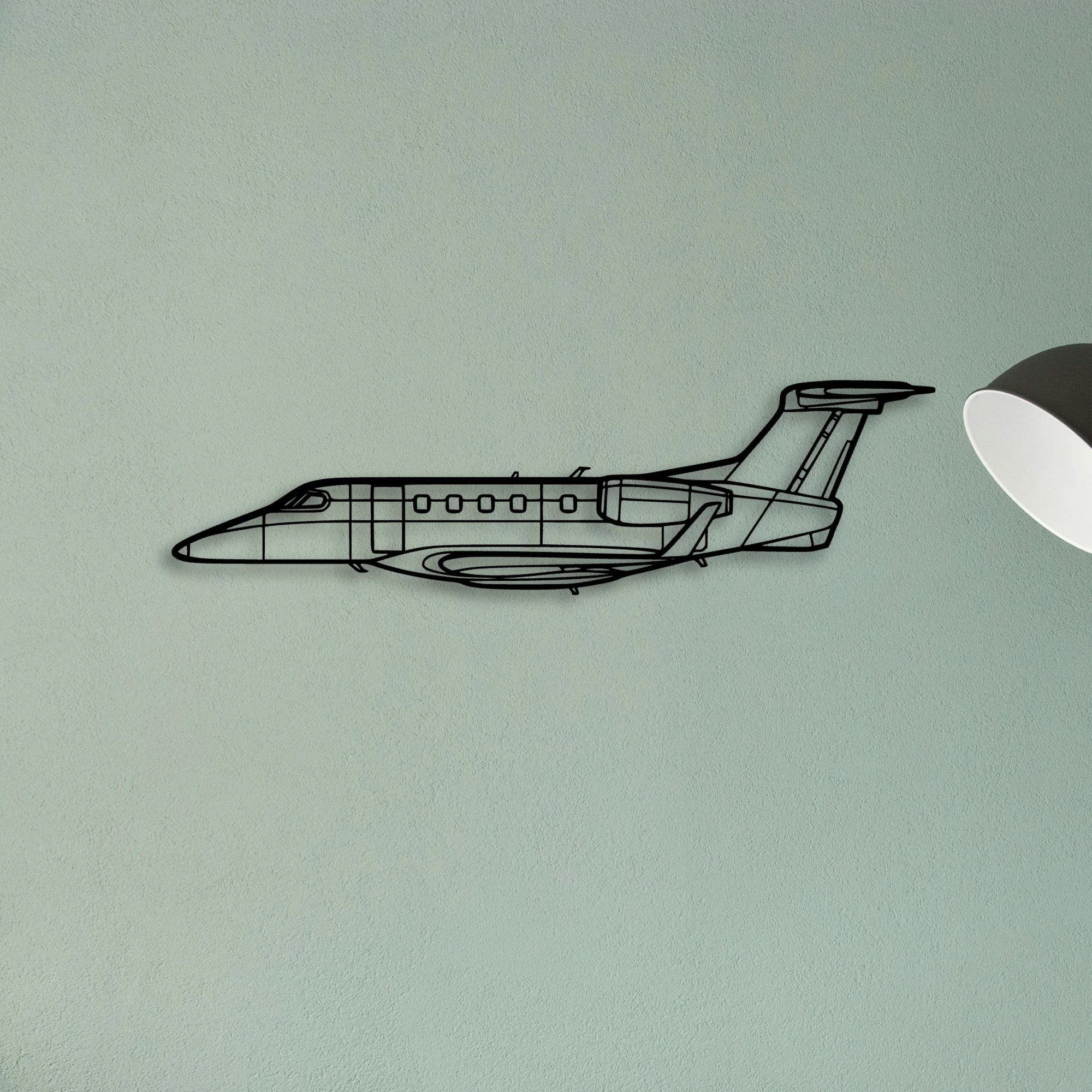 170B Float Classic Aircraft Silhouette Metal Wall Art - Tinvibe