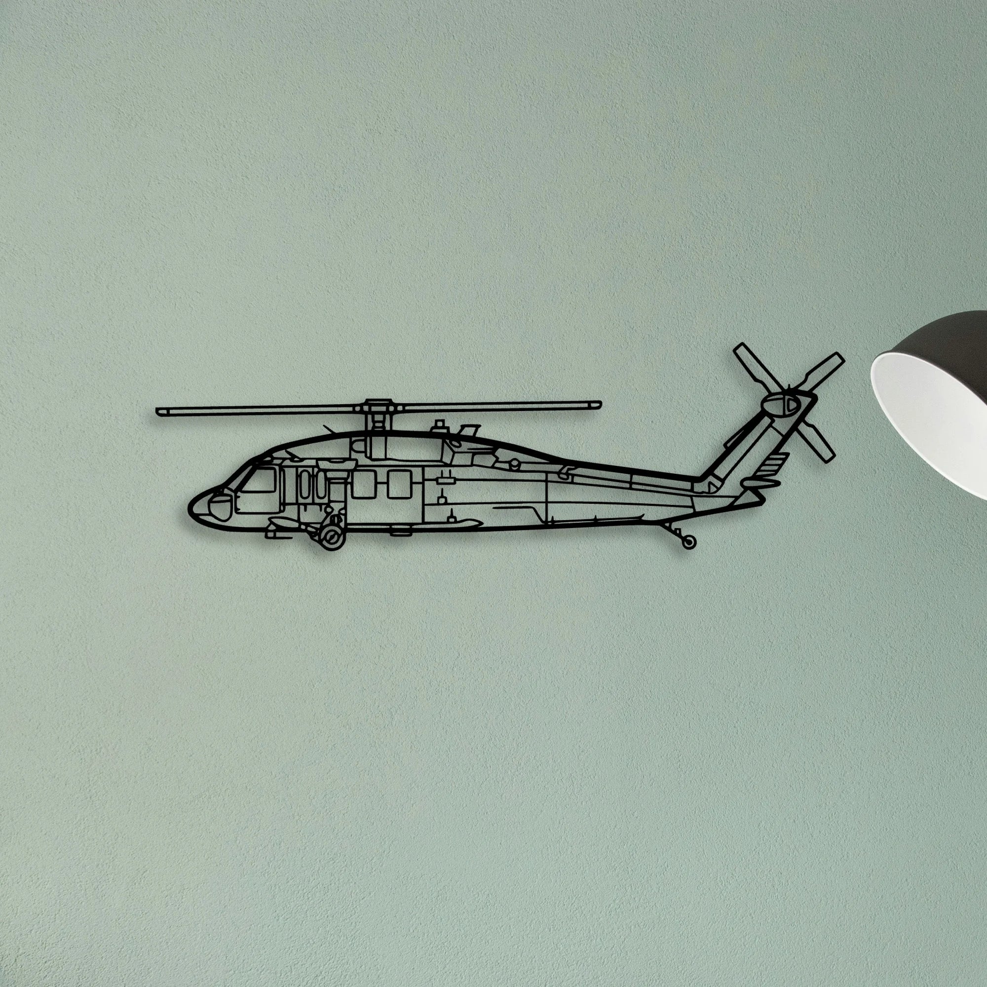 180 Skywagon 3 Classic Aircraft Silhouette Metal Wall Art - Tinvibe
