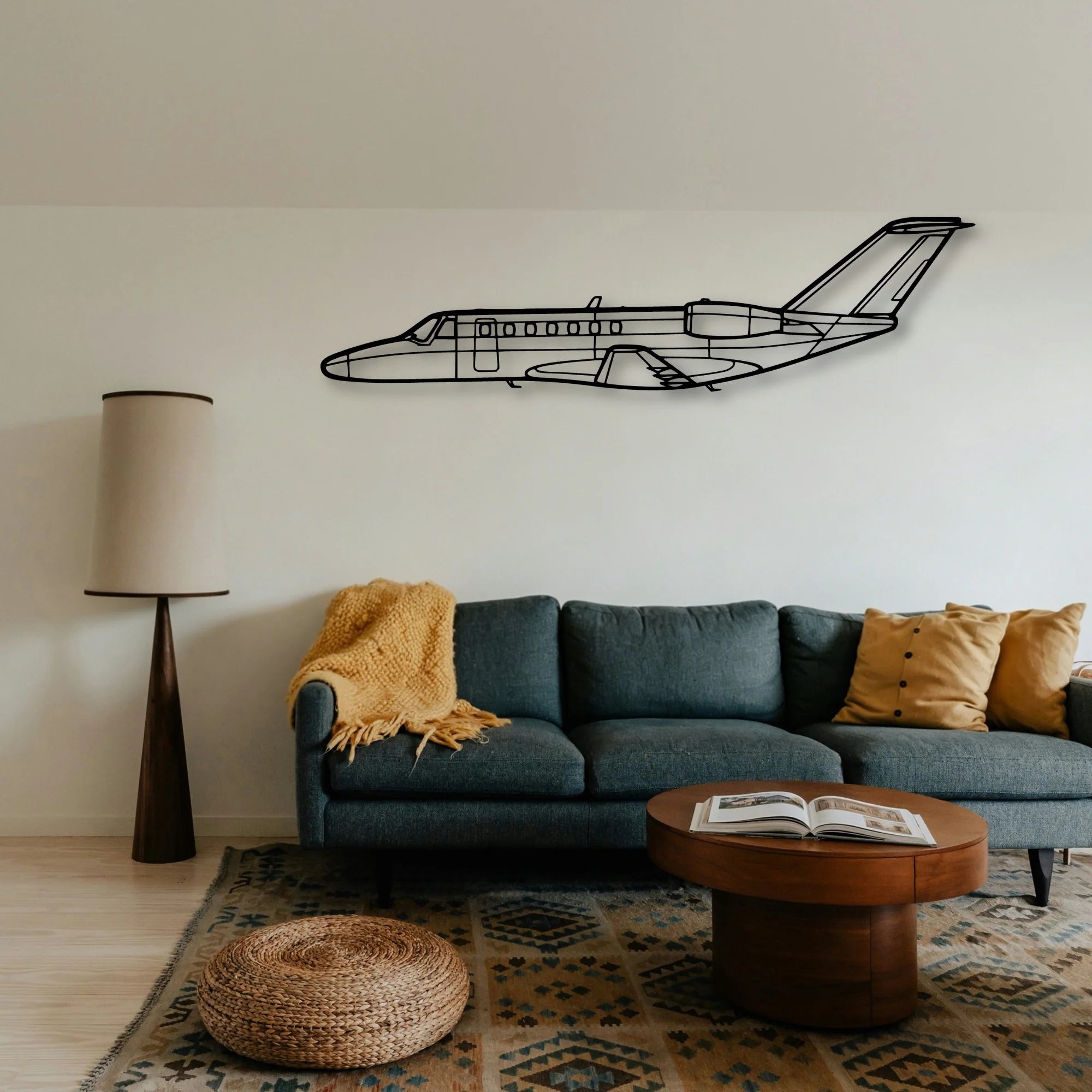 180K 3 Classic Aircraft Silhouette Metal Wall Art - Tinvibe