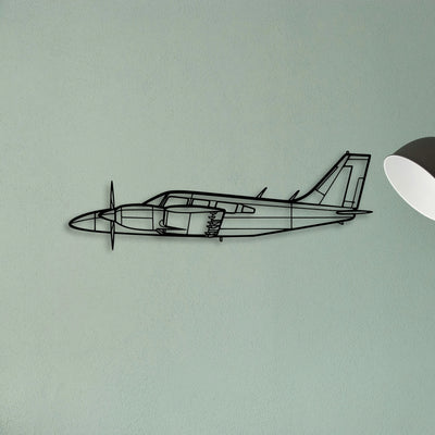 182P Skylane 2 Classic Aircraft Silhouette Metal Wall Art - Tinvibe