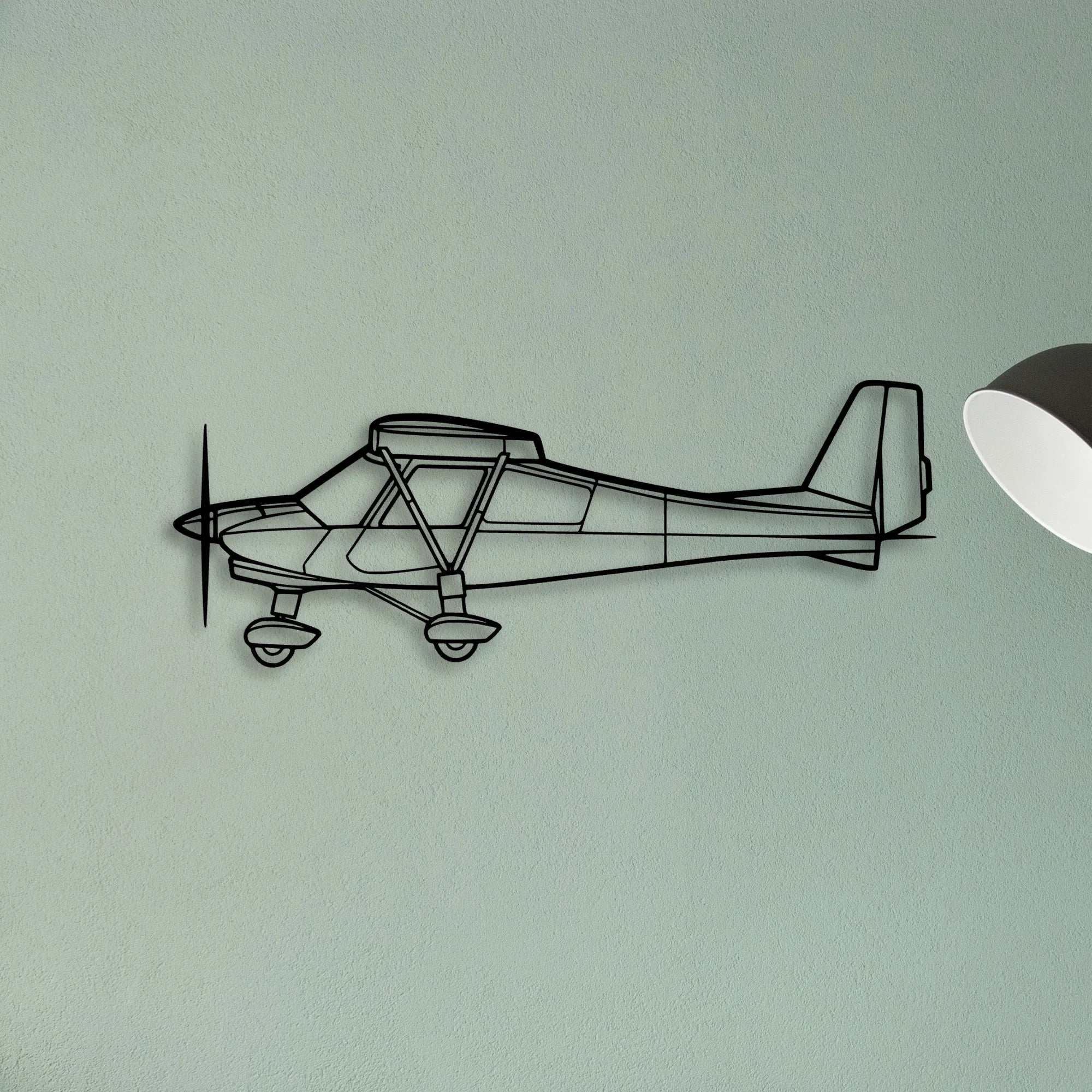 182P Skylane 4 Classic Aircraft Silhouette Metal Wall Art - Tinvibe