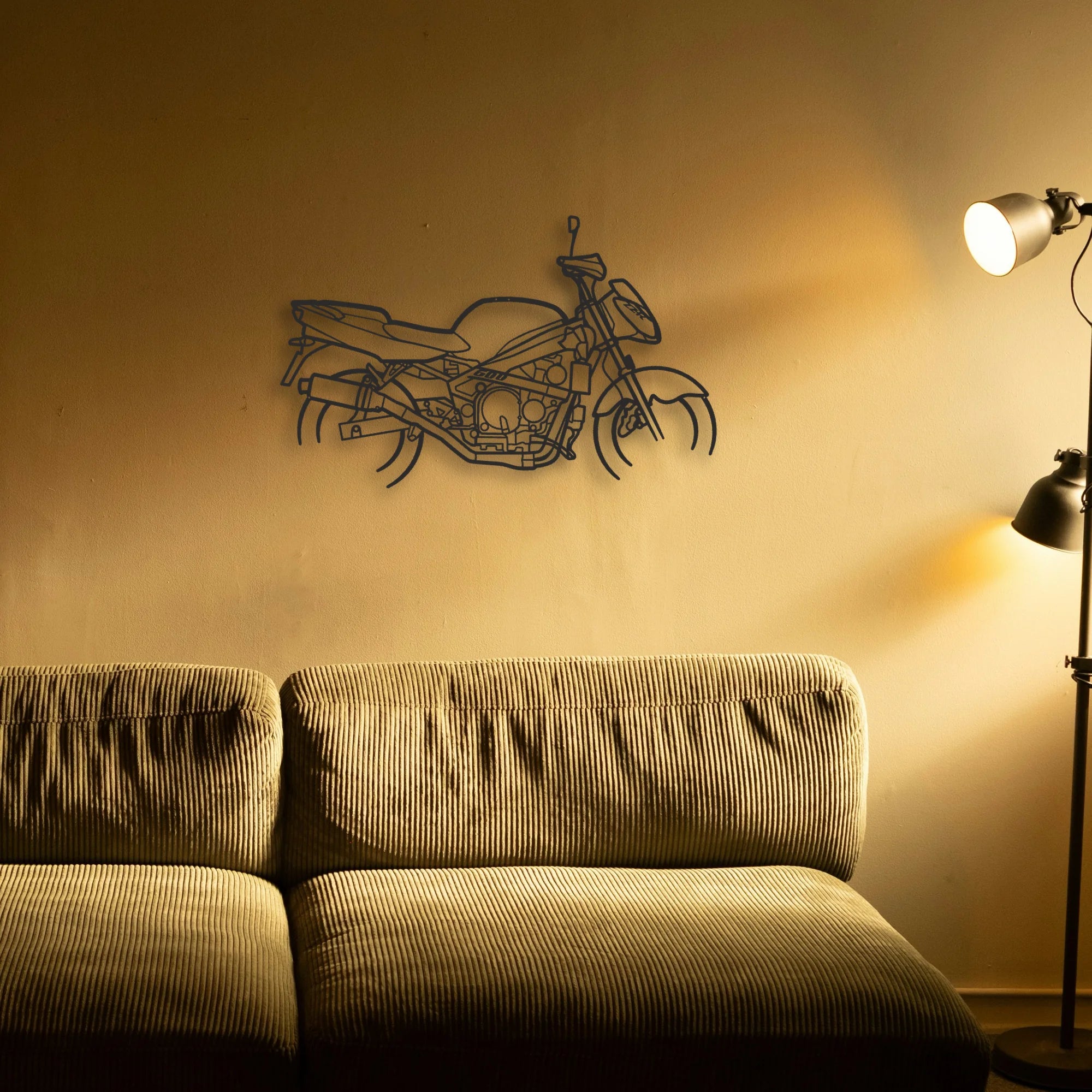 1998 Kawasaki ZX6R G1 Classic Motorcycle Silhouette Metal Wall Art - Tinvibe
