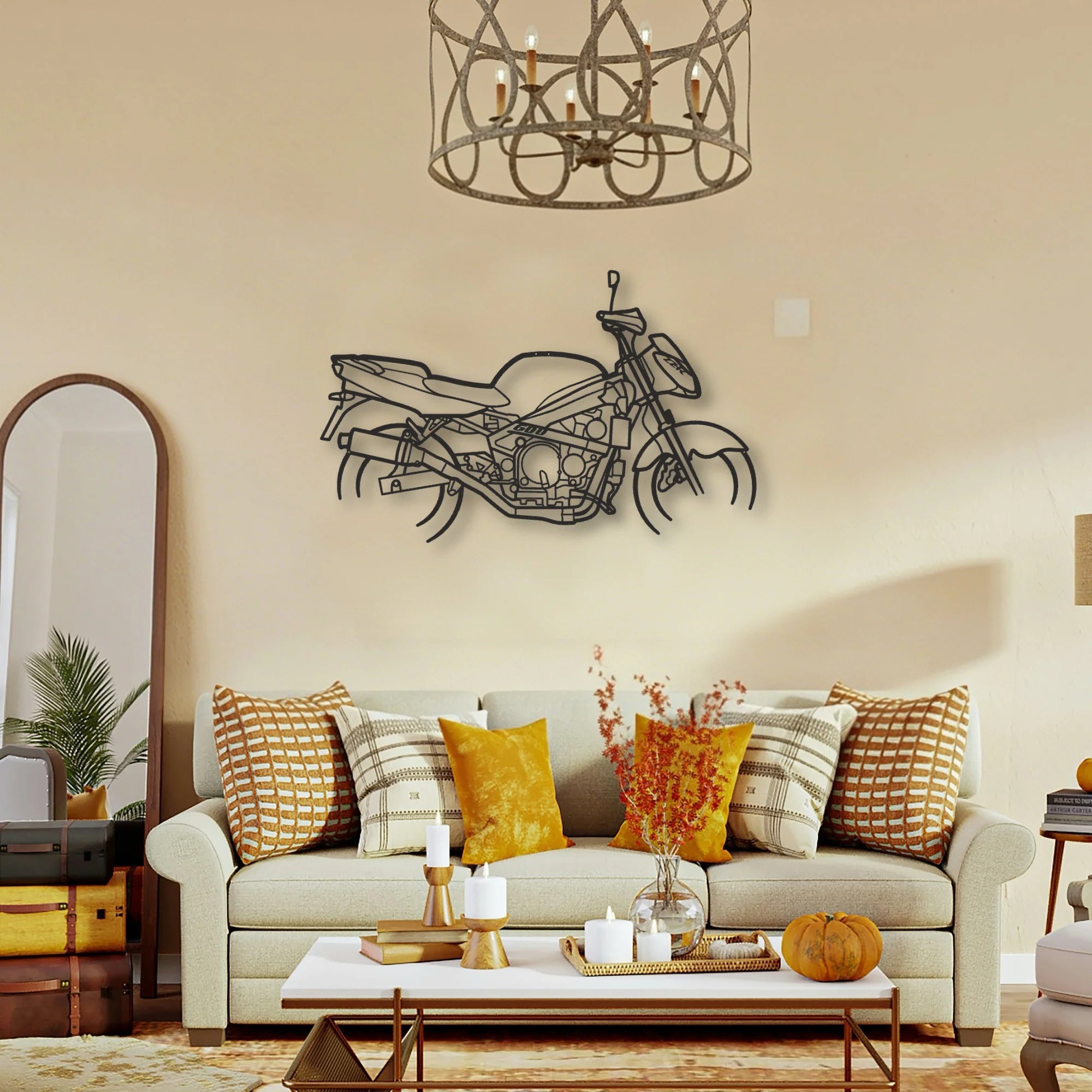1998 Kawasaki ZX6R G1 Classic Motorcycle Silhouette Metal Wall Art - Tinvibe