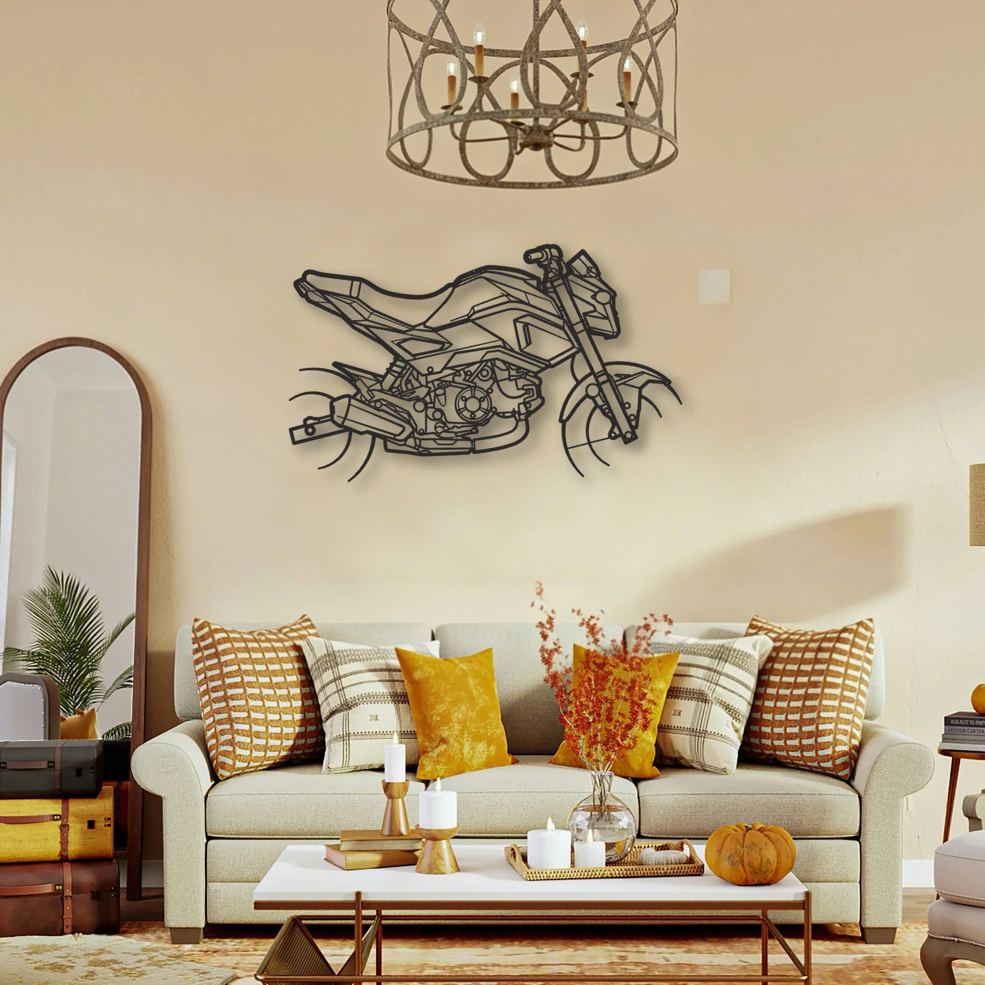 2015 Honda Grom Classic Motorcycle Silhouette Metal Wall Art - Tinvibe