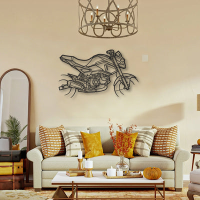 2015 Honda Grom Classic Motorcycle Silhouette Metal Wall Art - Tinvibe