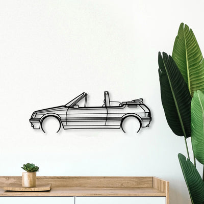 205 CTI 1988 Classic Silhouette Metal Wall Art - Tinvibe