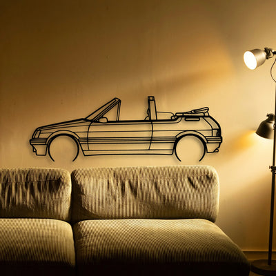 205 CTI 1988 Classic Silhouette Metal Wall Art - Tinvibe