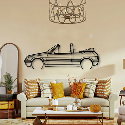 205 CTI 1988 Classic Silhouette Metal Wall Art - Tinvibe