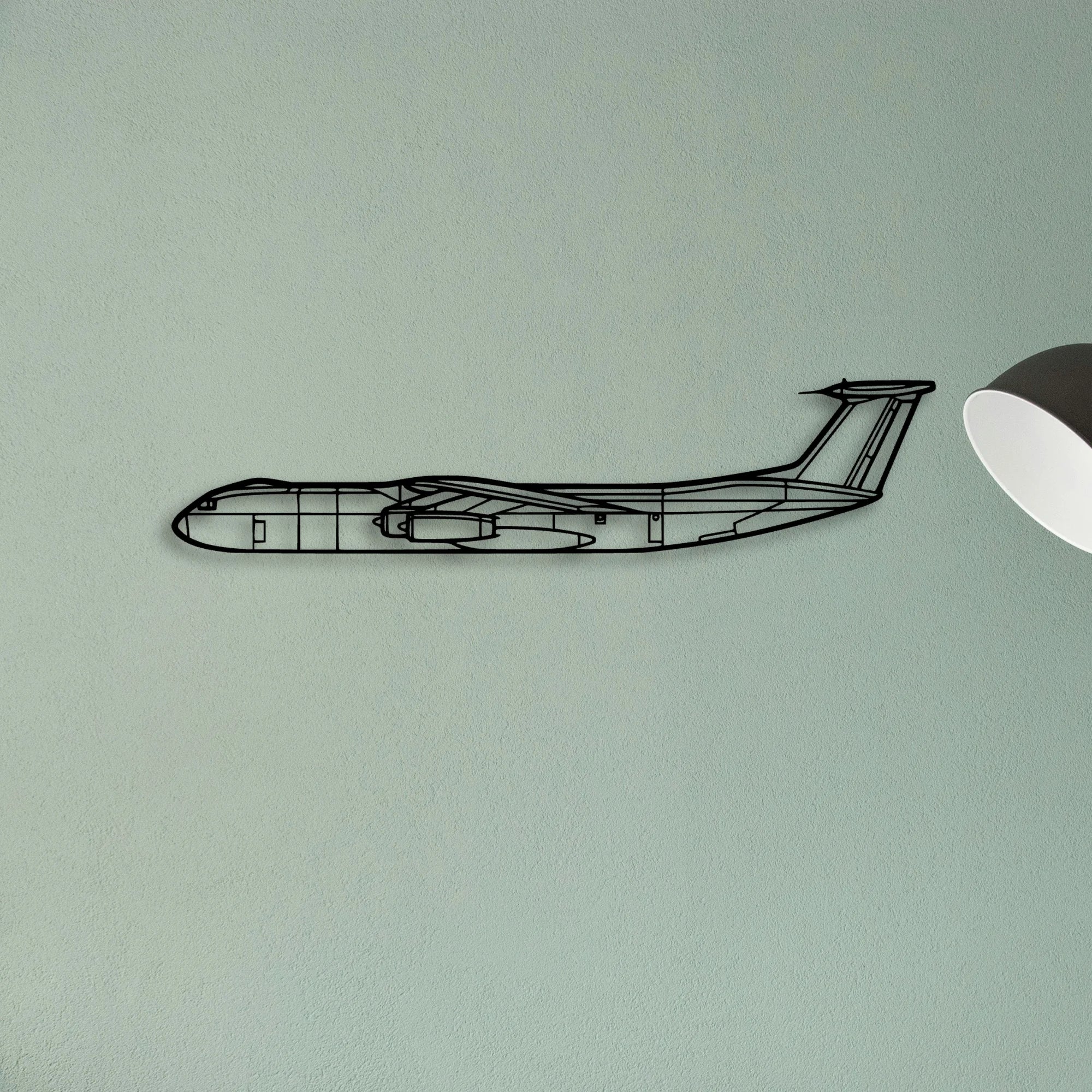 206 2 Classic Aircraft Silhouette Metal Wall Art - Tinvibe