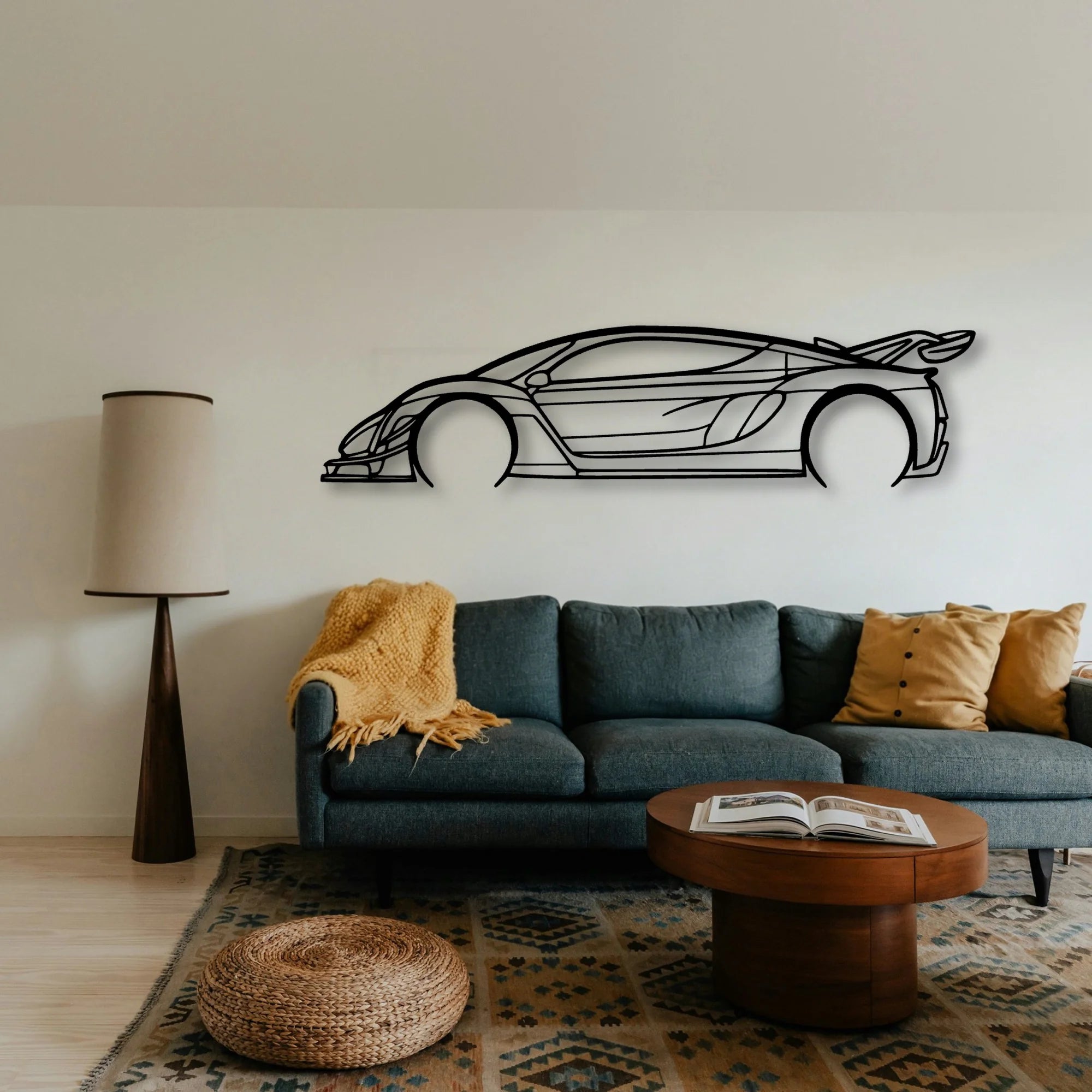 21C Classic Silhouette Metal Wall Art - Tinvibe