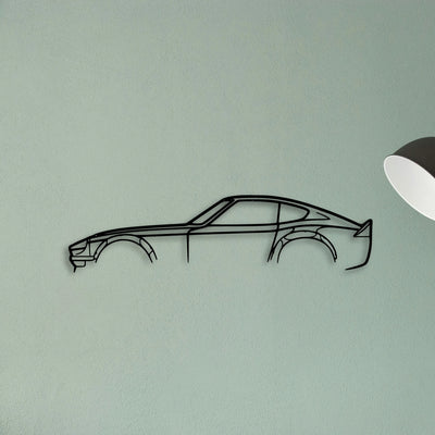 240z 280z JDM Classic Silhouette Metal Wall Art - Tinvibe