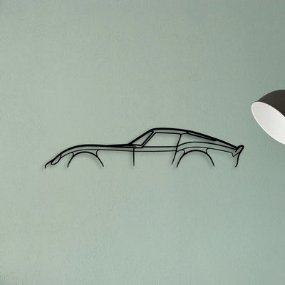 250 GTO Classic Silhouette Metal Wall Art - Tinvibe