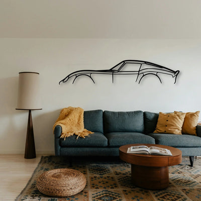 250 GTO Classic Silhouette Metal Wall Art - Tinvibe