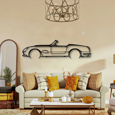 250 GT California Classic Silhouette Metal Wall Art - Tinvibe