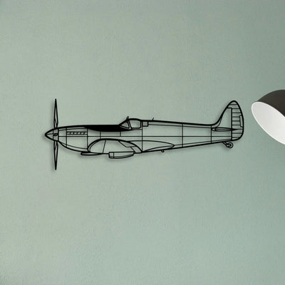 270 Turbo Renegade Classic Aircraft Silhouette Metal Wall Art - Tinvibe