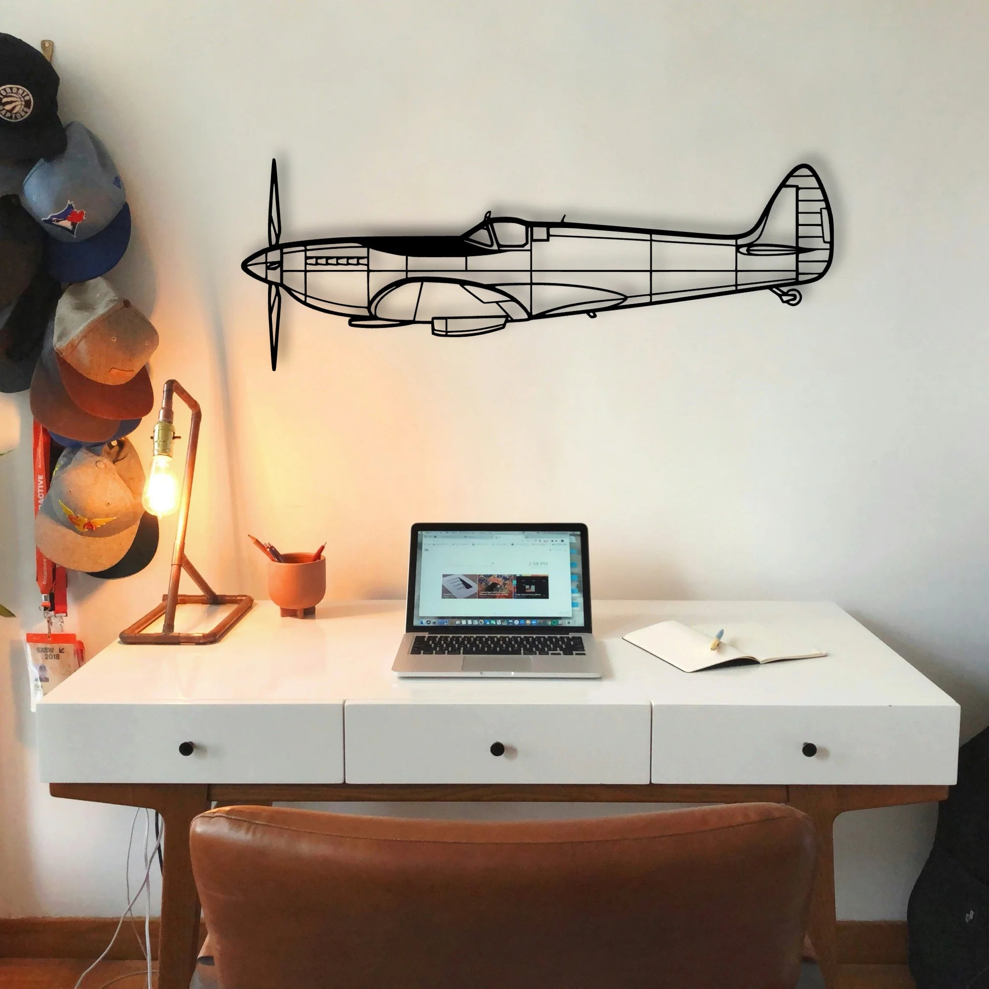 270 Turbo Renegade Classic Aircraft Silhouette Metal Wall Art - Tinvibe