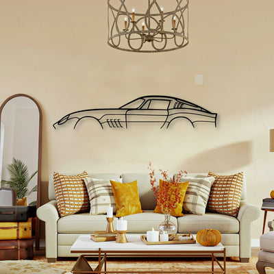 275 GTB 1966 Classic Silhouette Metal Wall Art - Tinvibe