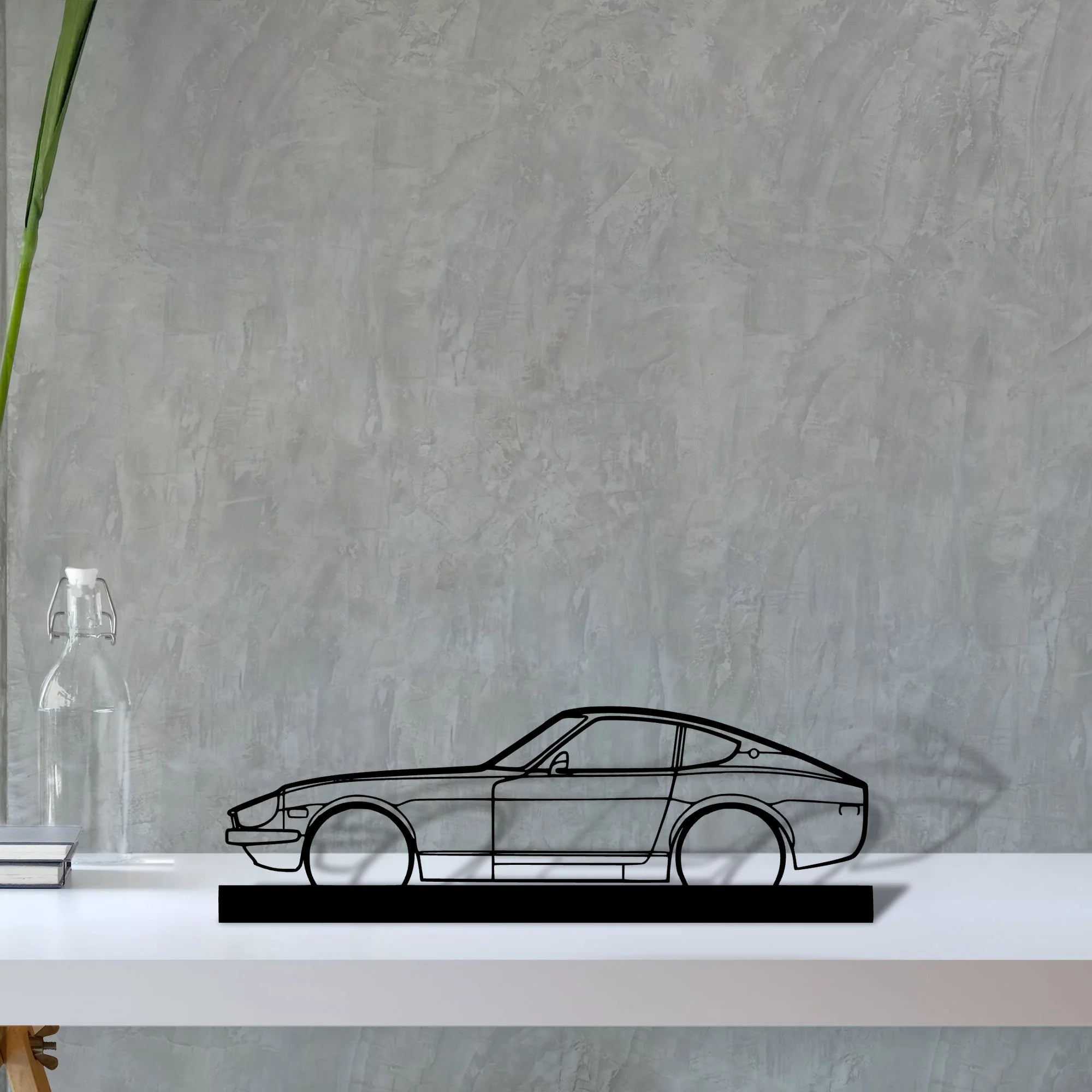 280z-coupe Silhouette Metal Art Stand - Tinvibe