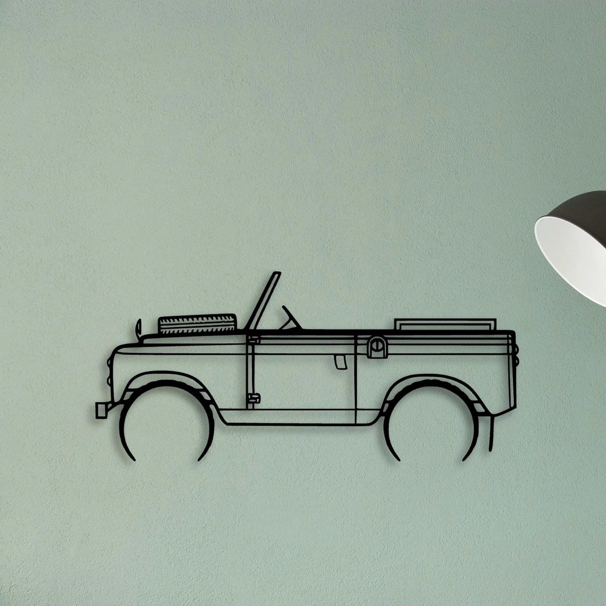 2A 1962 Classic Silhouette Metal Wall Art - Tinvibe