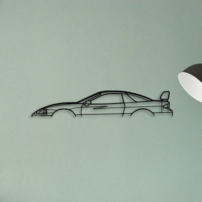 3000GT 1999 Classic Silhouette Metal Wall Art - Tinvibe