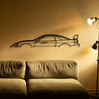 3000GT 1999 Classic Silhouette Metal Wall Art - Tinvibe