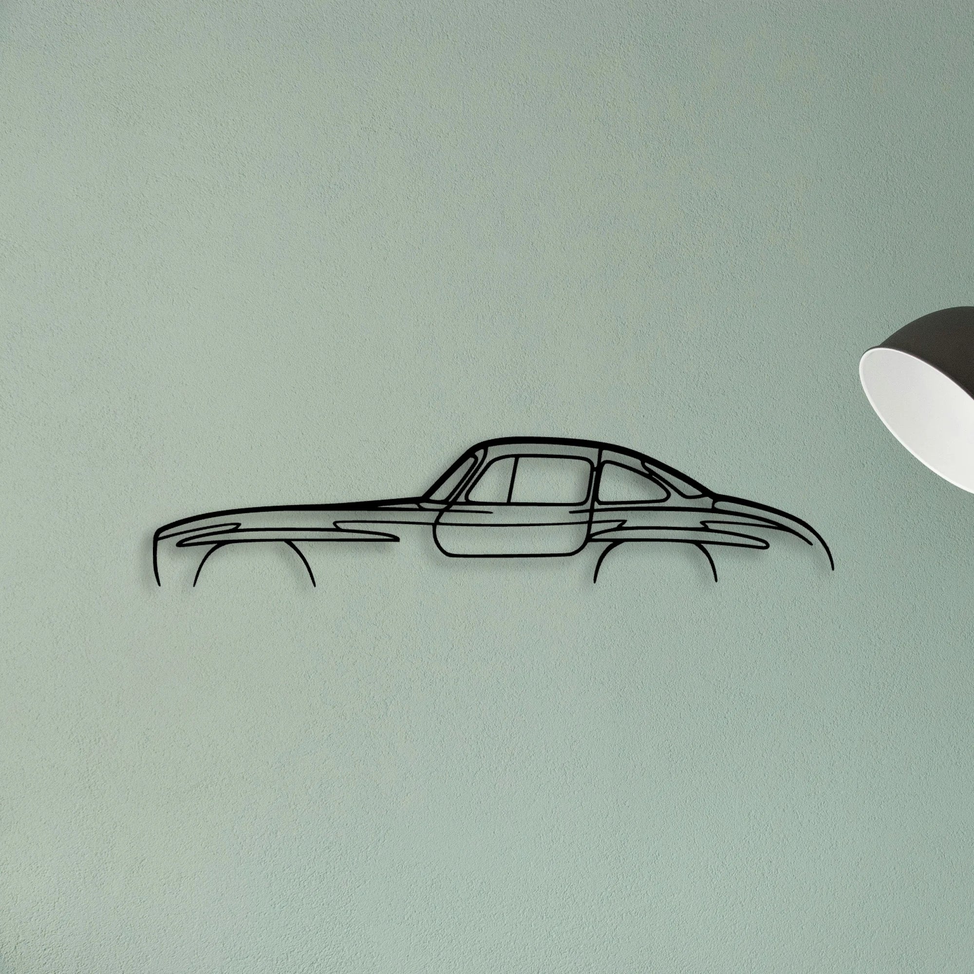 300 SL Classic Silhouette Metal Wall Art - Tinvibe