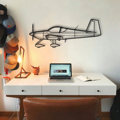 310R 2 Classic Aircraft Silhouette Metal Wall Art - Tinvibe