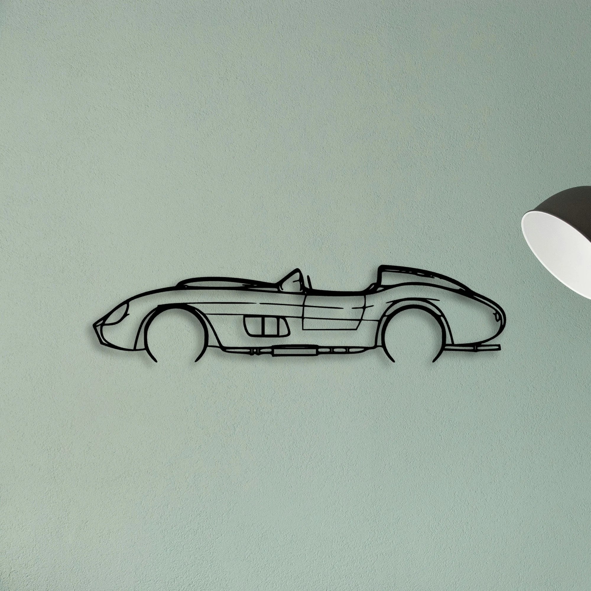335S 1957 Classic Silhouette Metal Wall Art - Tinvibe