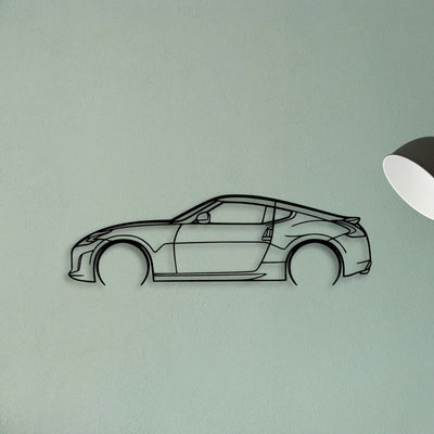 370Z 3 Classic Silhouette Metal Wall Art - Tinvibe
