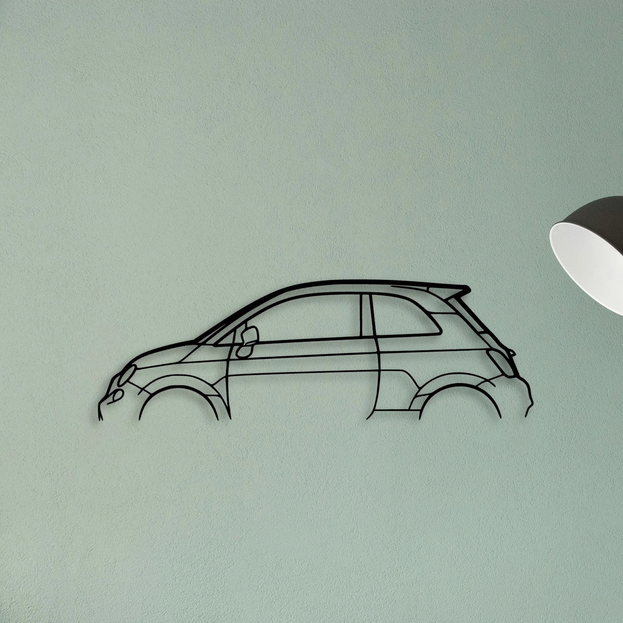 500 Classic Silhouette Metal Wall Art - Tinvibe