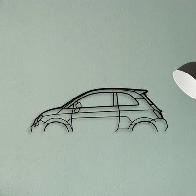 500 Classic Silhouette Metal Wall Art - Tinvibe