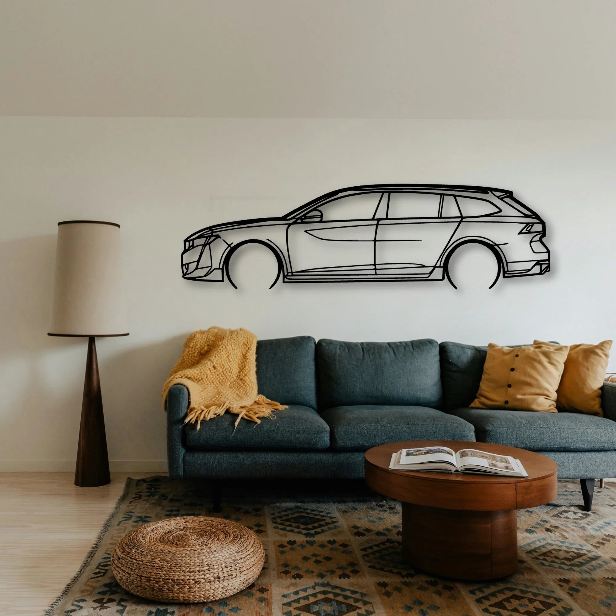 508 II SW PSE Classic Silhouette Metal Wall Art - Tinvibe
