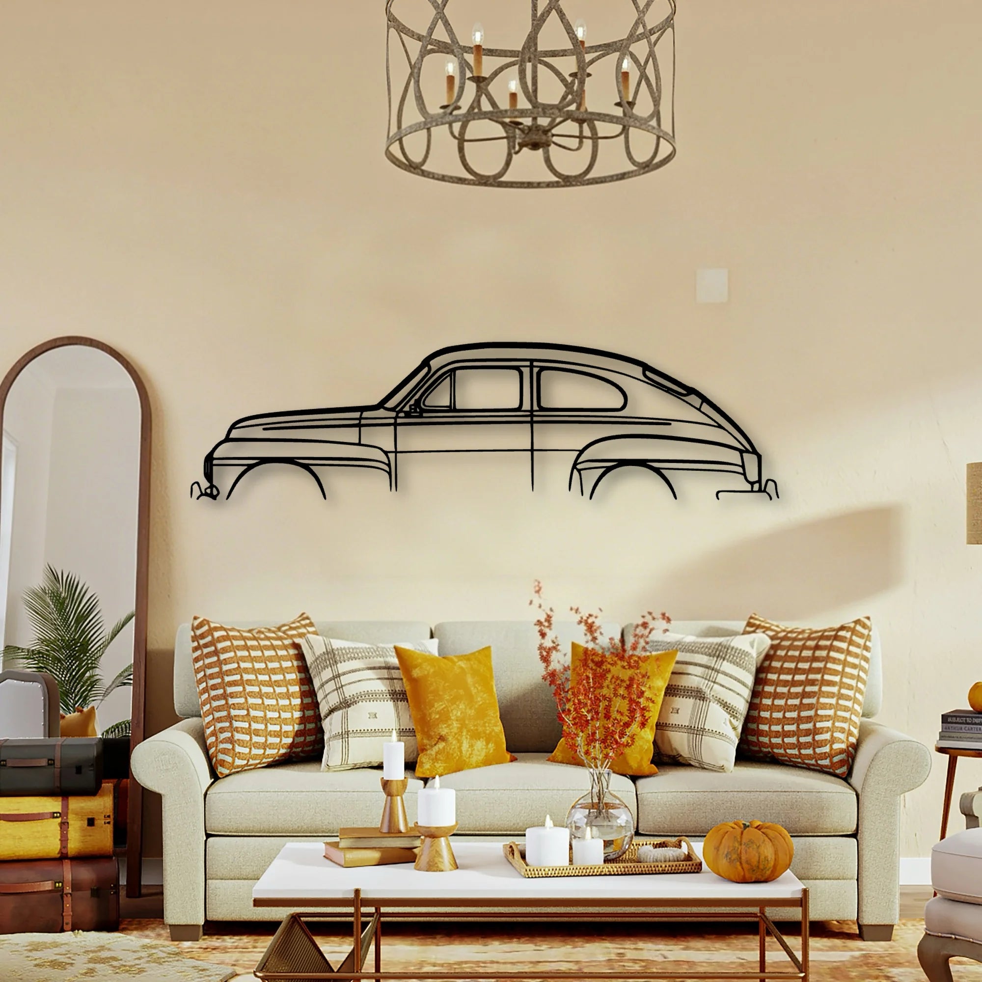 544 Classic Silhouette Metal Wall Art - Tinvibe