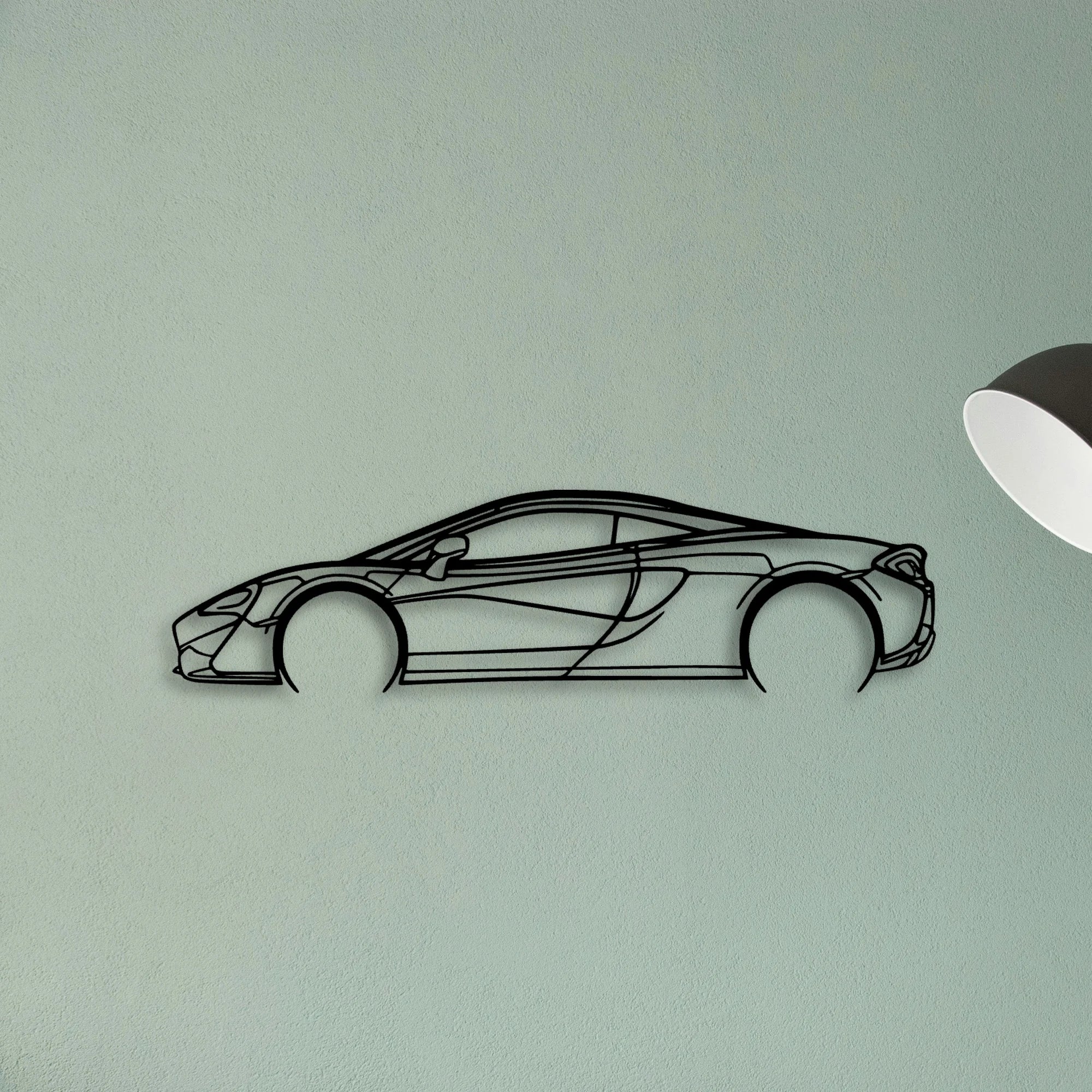570s 2 Classic Silhouette Metal Wall Art - Tinvibe