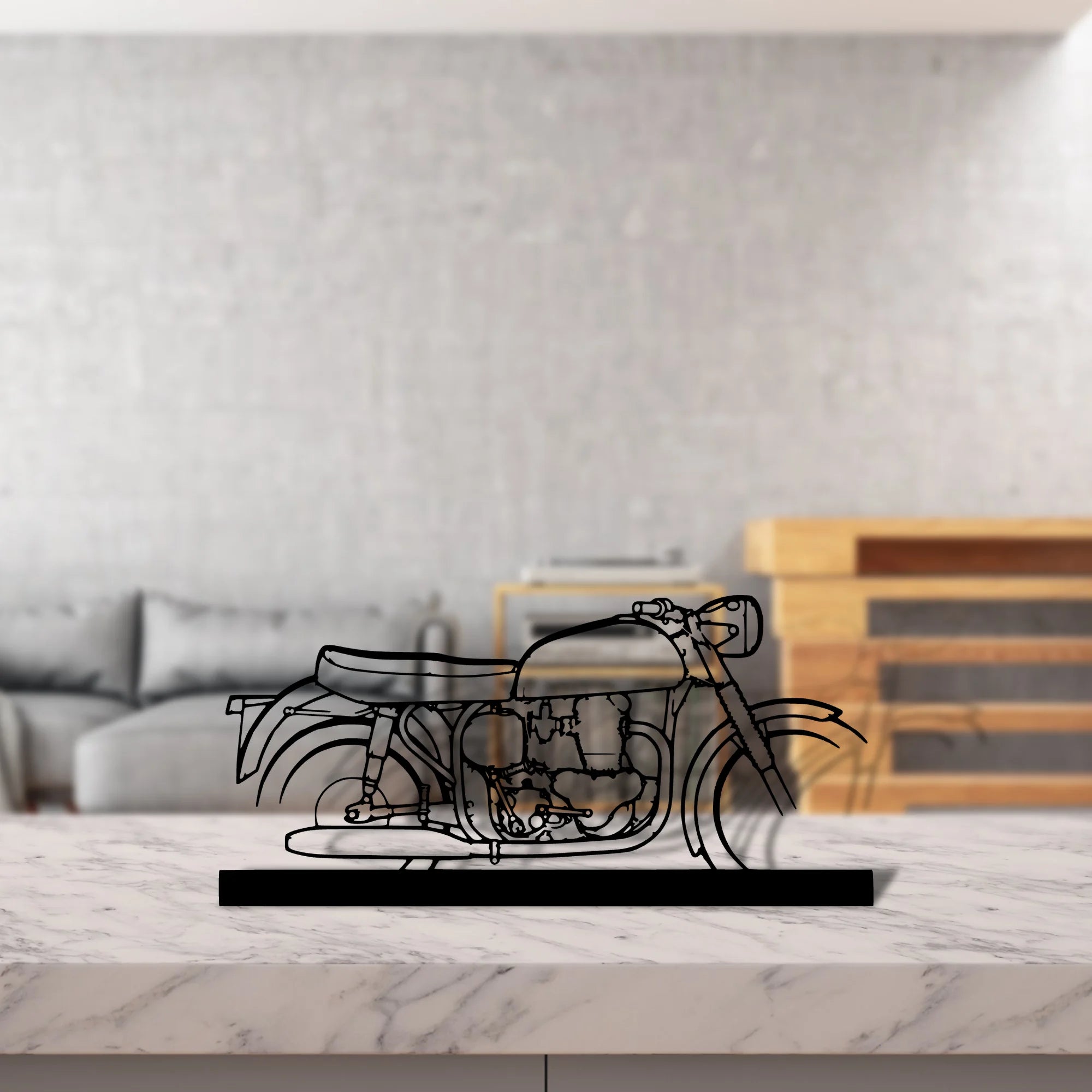 600-1962 Silhouette Metal Art Stand - Tinvibe
