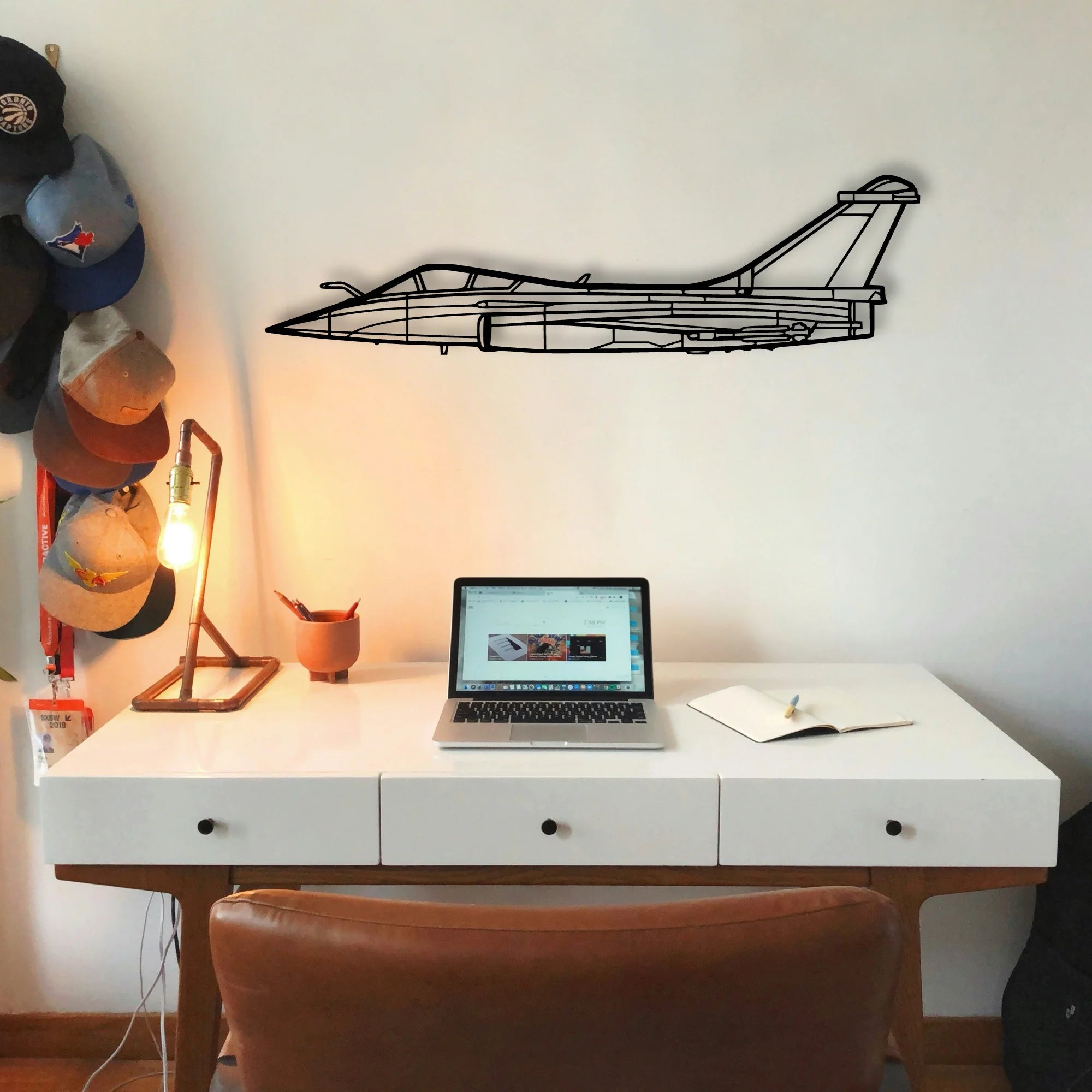 737 2 Classic Aircraft Silhouette Metal Wall Art - Tinvibe