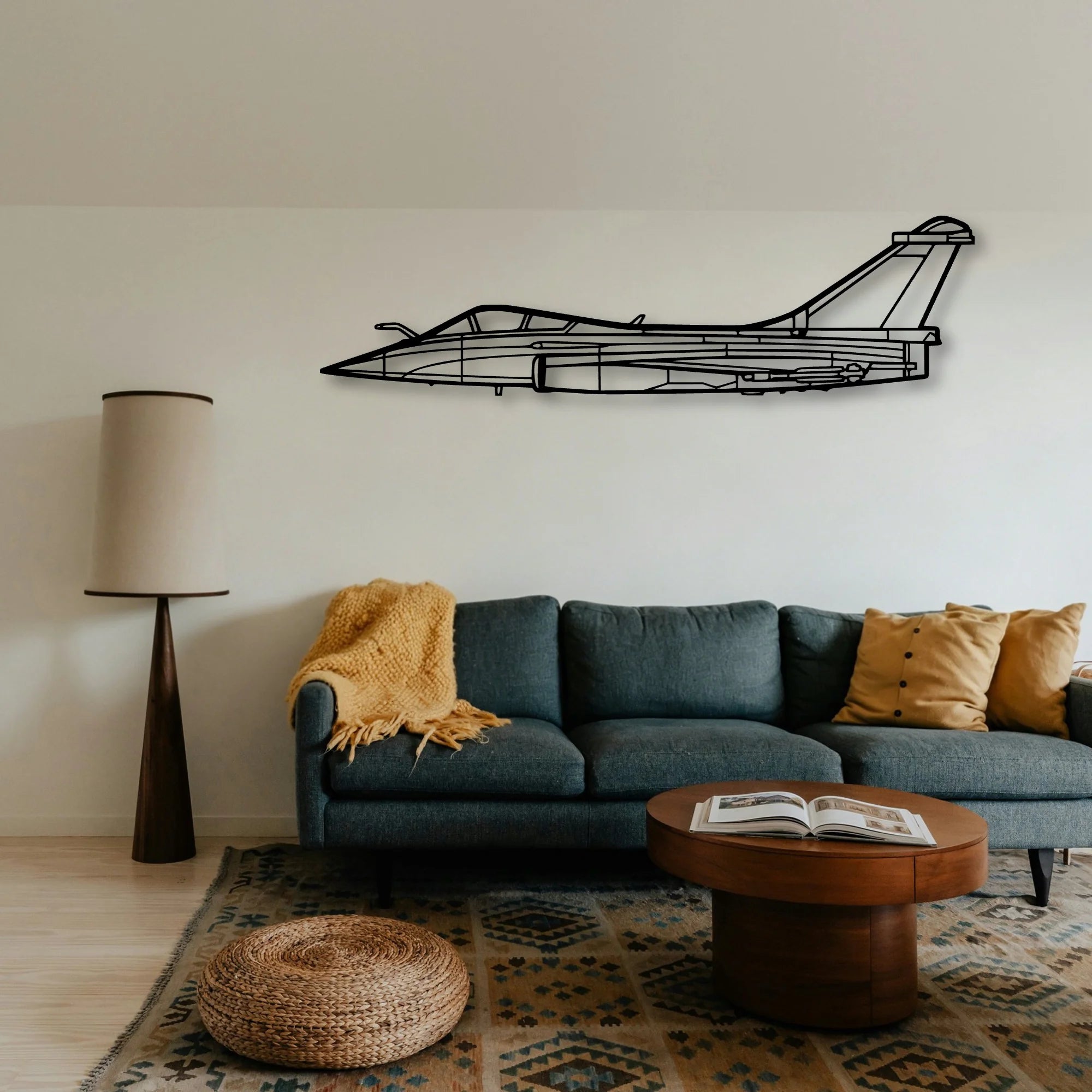 737 2 Classic Aircraft Silhouette Metal Wall Art - Tinvibe