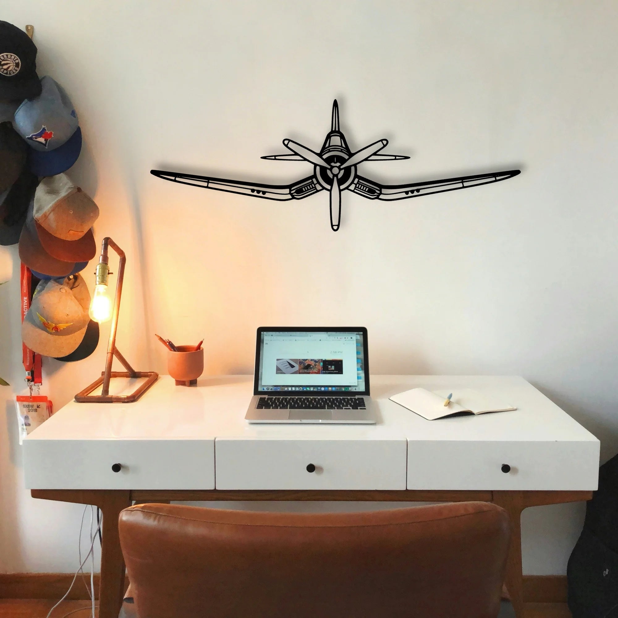737 800NG Classic Aircraft Silhouette Metal Wall Art - Tinvibe