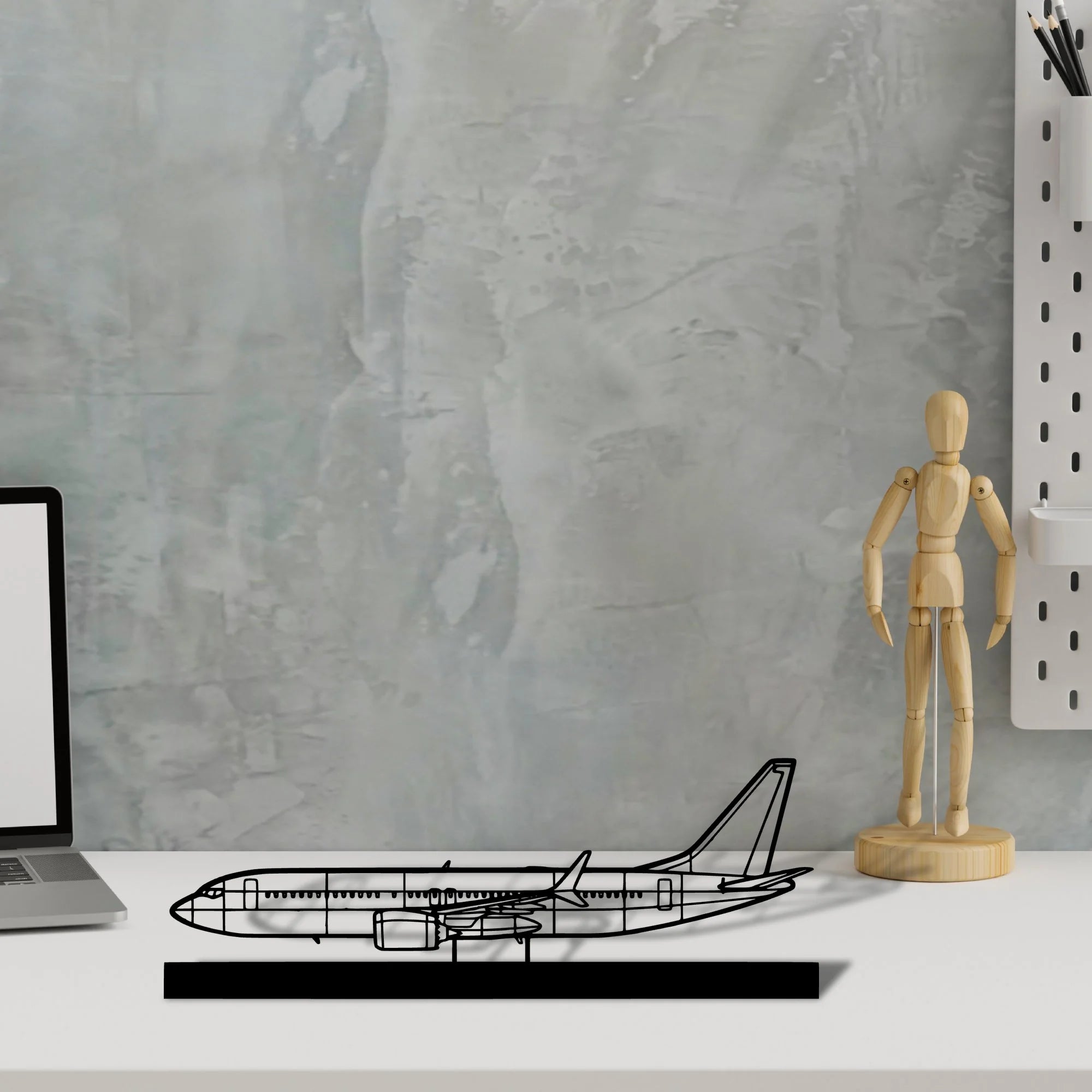 737 Silhouette Metal Art Stand - Tinvibe