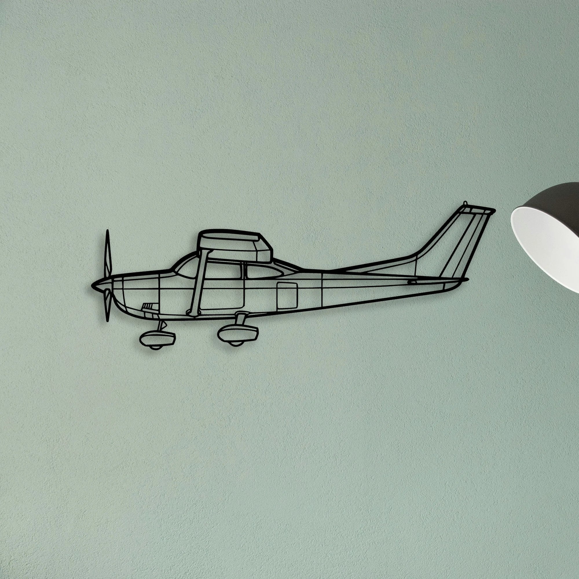 747 800 Classic Aircraft Silhouette Metal Wall Art - Tinvibe